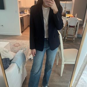 Jcrew blue blazer, worn once and in perfect condition.